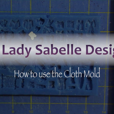 Cloth mold and polymer clay tutorial